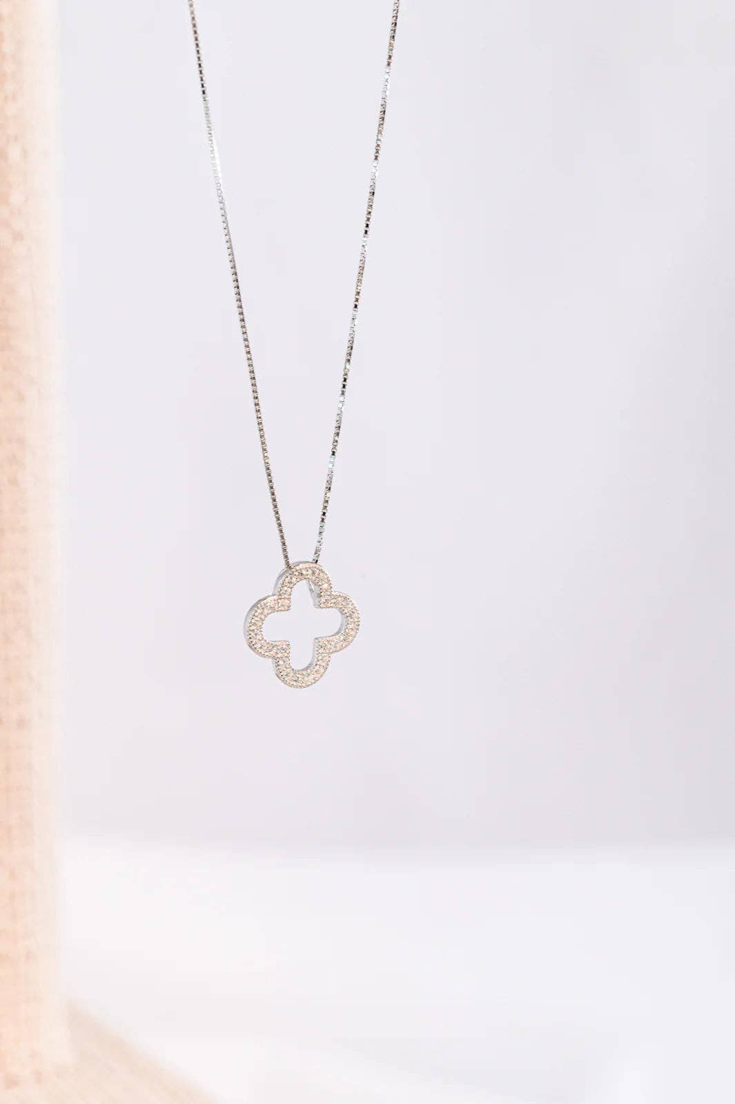 Pure Luck Sterling Silver Pendant Necklace