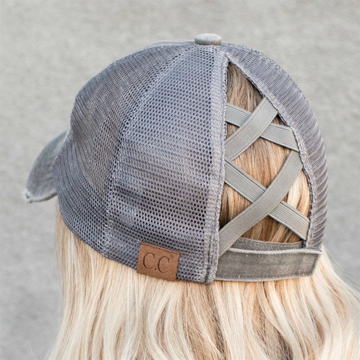CC Multi Level Criss-Cross Pony Cap