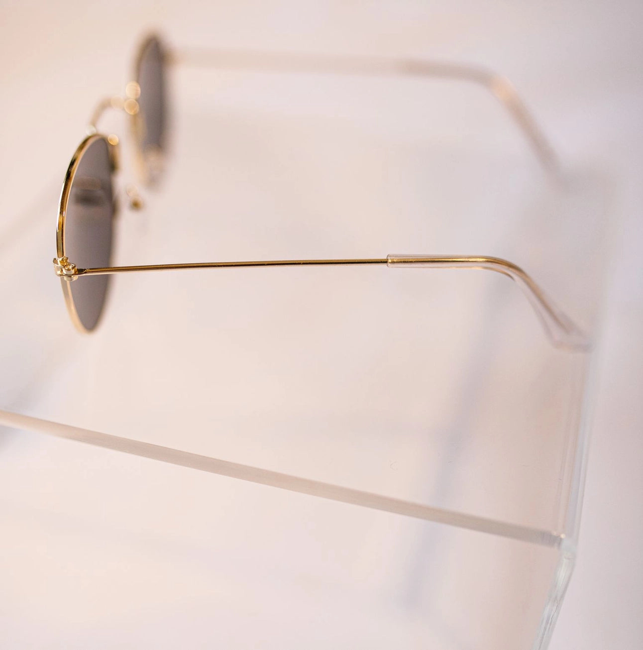 Gold Round Lens Glasses
