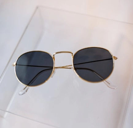 Gold Round Lens Glasses