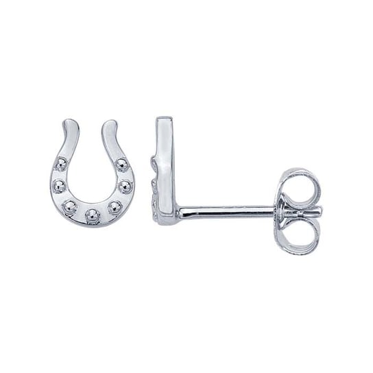 Sterling Silver Horseshoe Earrings