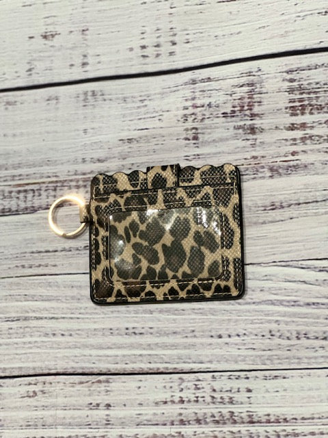 Dark Tan Keychain Wallet