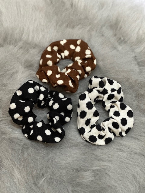 Polka Dot Scrunchies