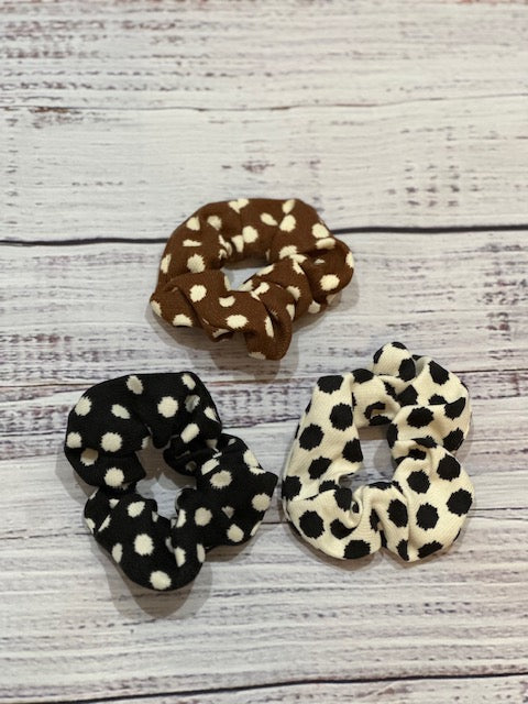 Polka Dot Scrunchies