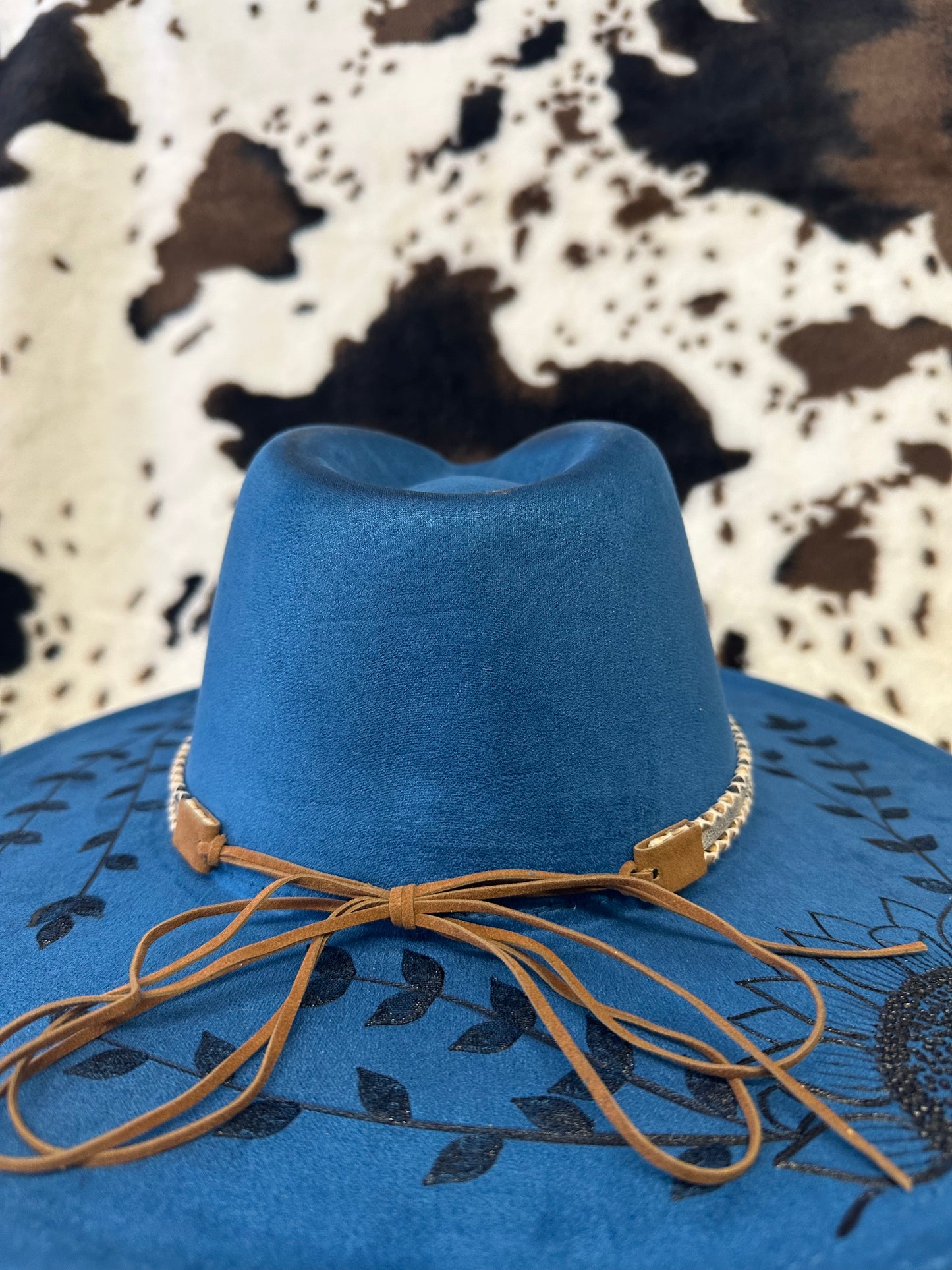 Blue Sunflower Hat