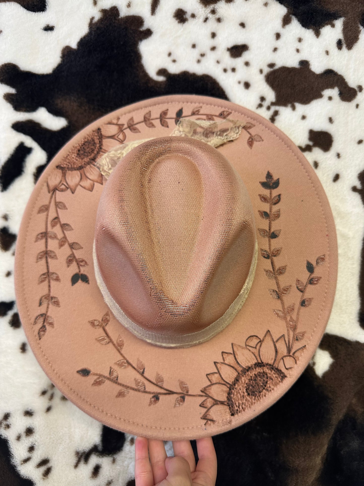 Pink Sunflower Hat