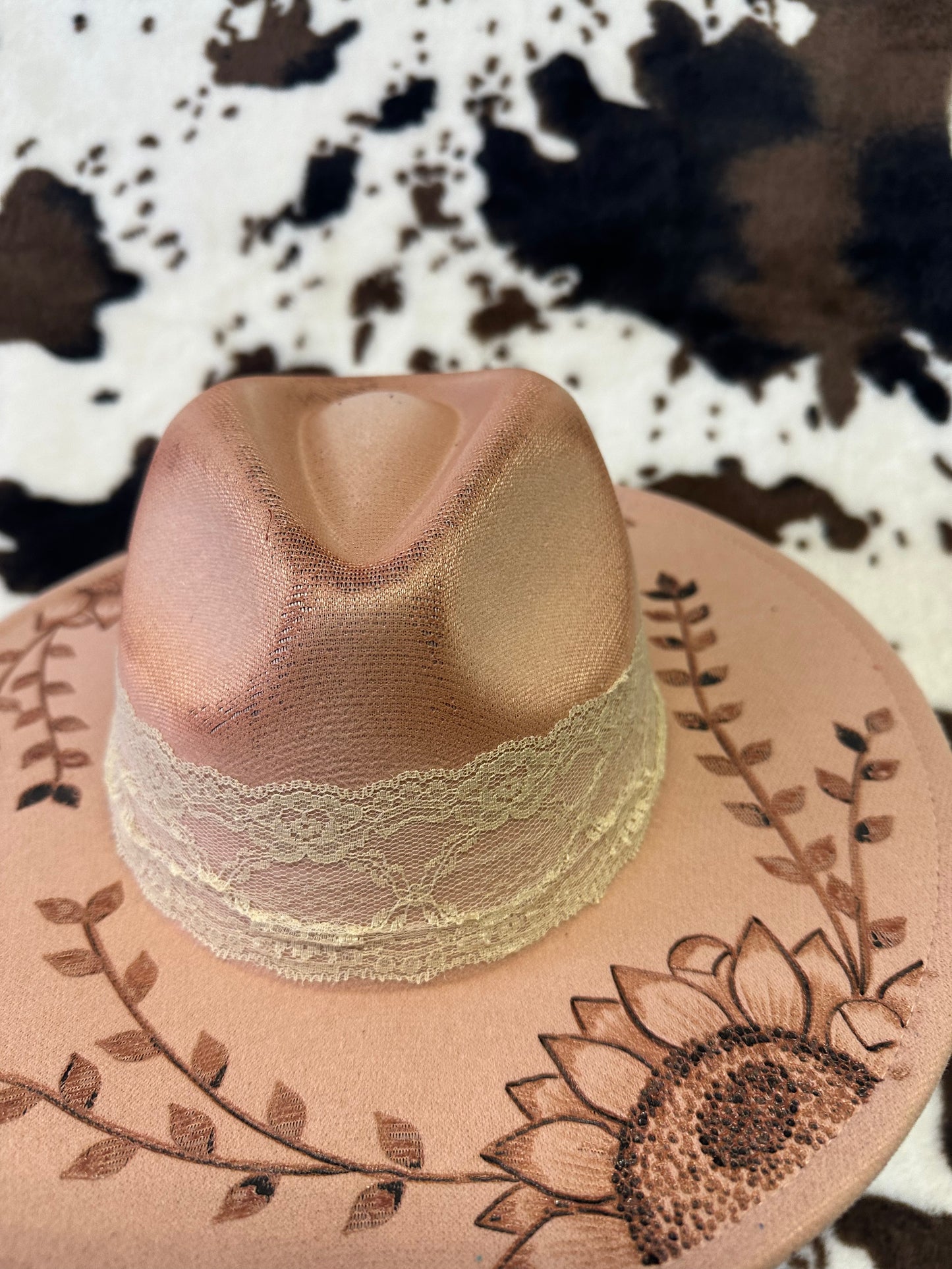 Pink Sunflower Hat