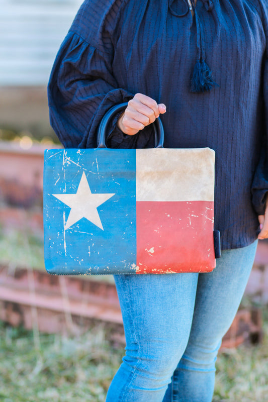 Texas Flag Laptop Bag