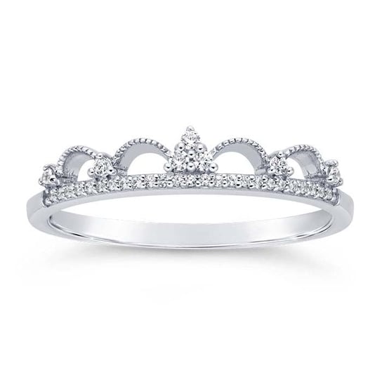 Sterling Silver Mini Tiara Ring