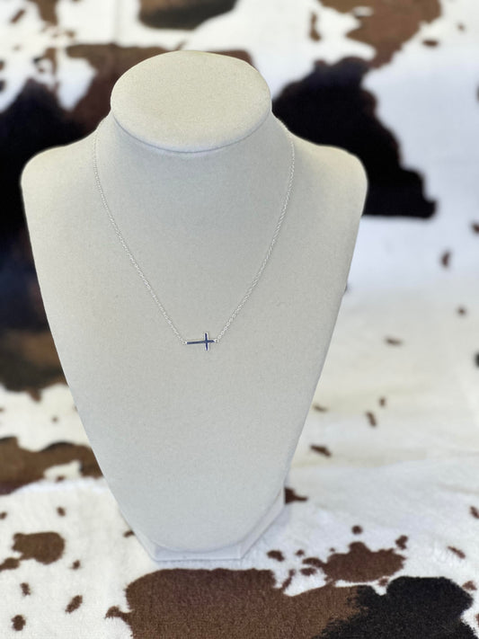 Sterling Silver Cross Necklace