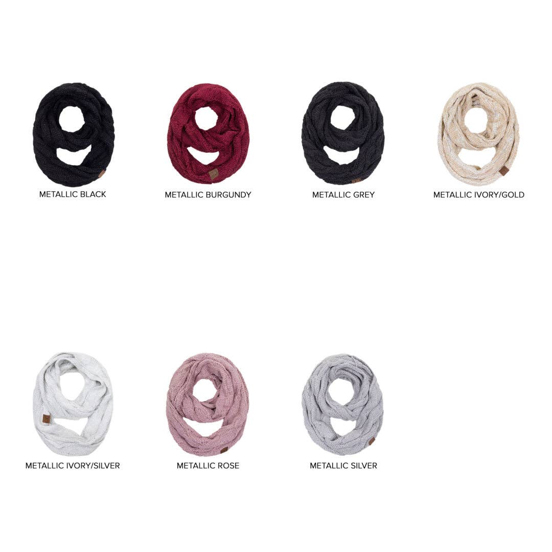 CC Metallic Scarf