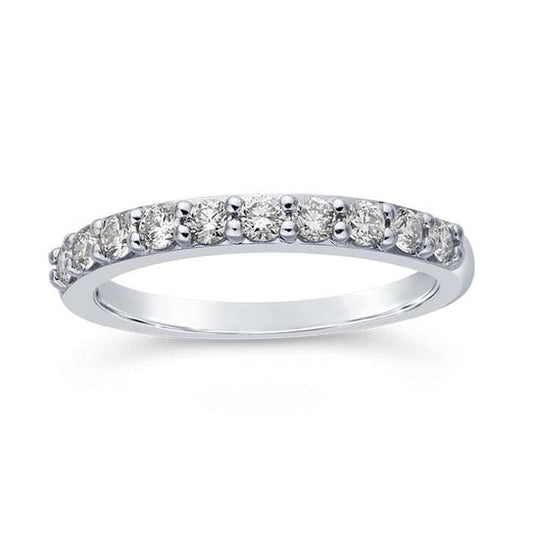 14K White Gold Diamond Set Ring