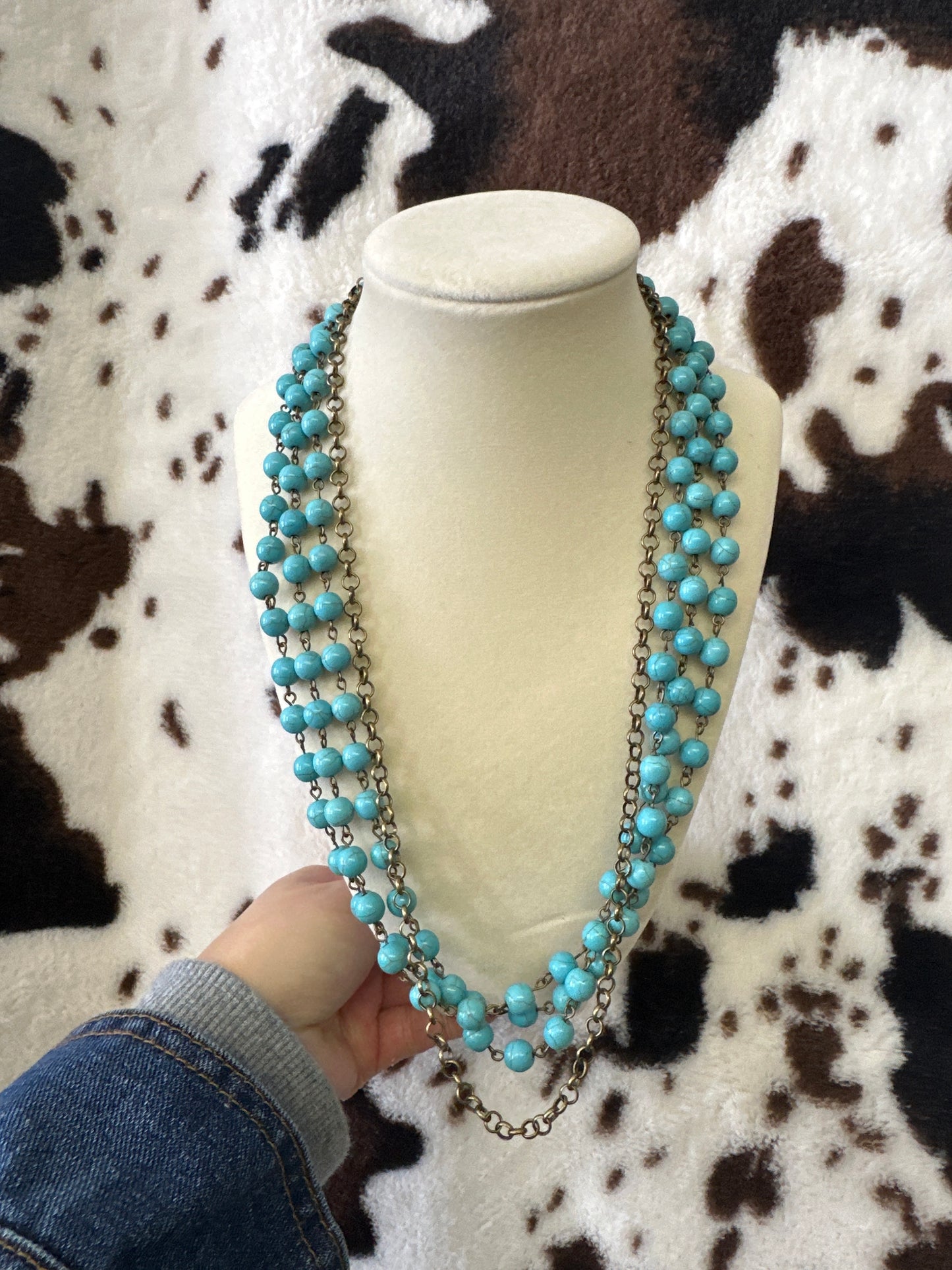 Turquoise Bead Necklace