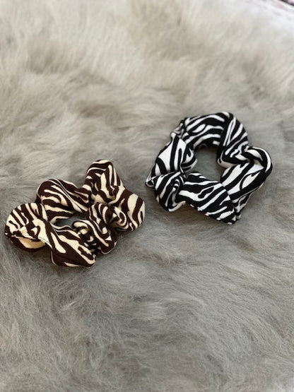 Zebra Scrunchies