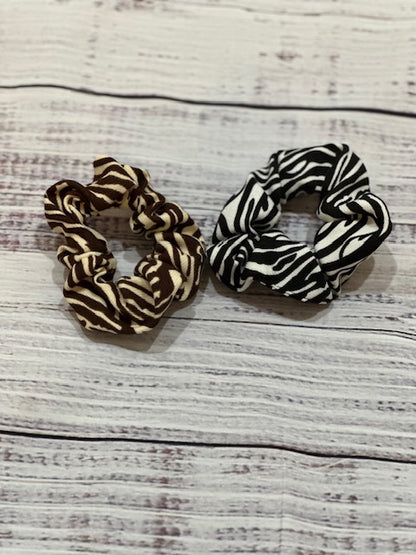 Zebra Scrunchies