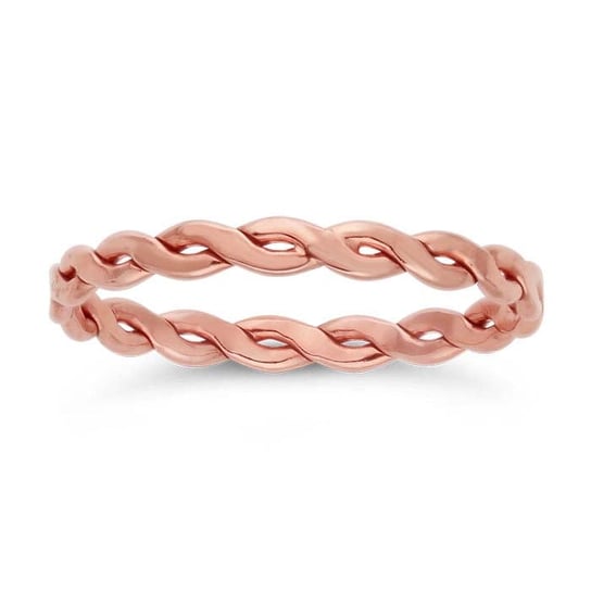 Rose Gold Woven Ring